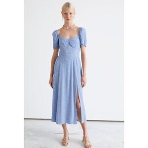 Likely Blue Floral Dress Size 6